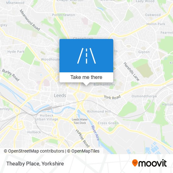 Thealby Place map