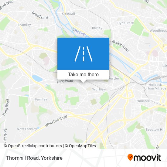 Thornhill Road map