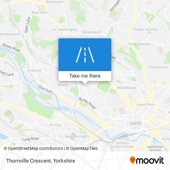 Thornville Crescent map