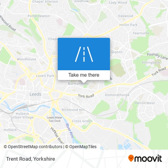 Trent Road map