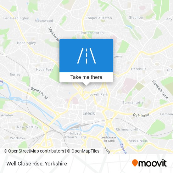Well Close Rise map
