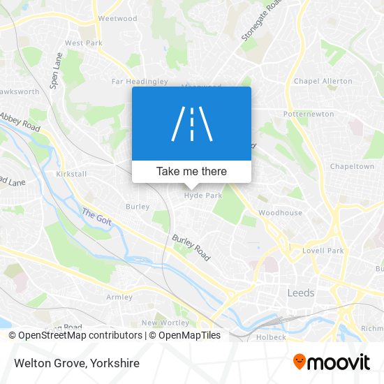 Welton Grove map