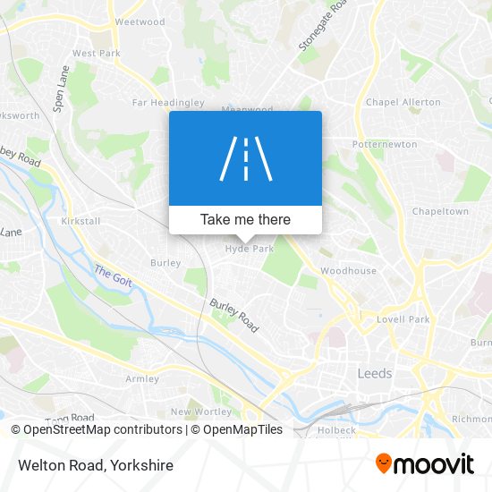 Welton Road map