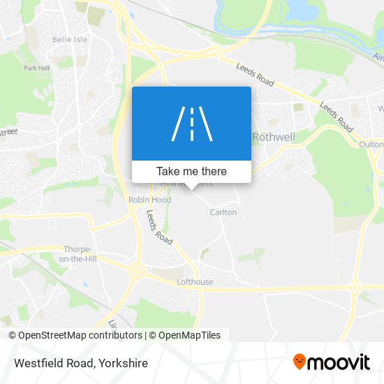 Westfield Road map