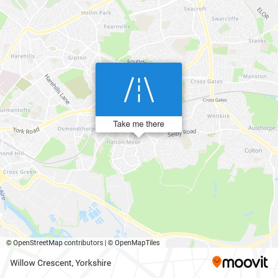 Willow Crescent map