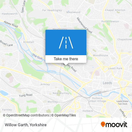 Willow Garth map