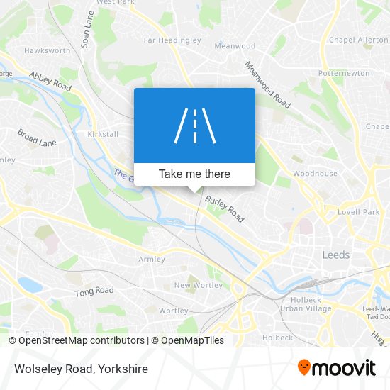 Wolseley Road map