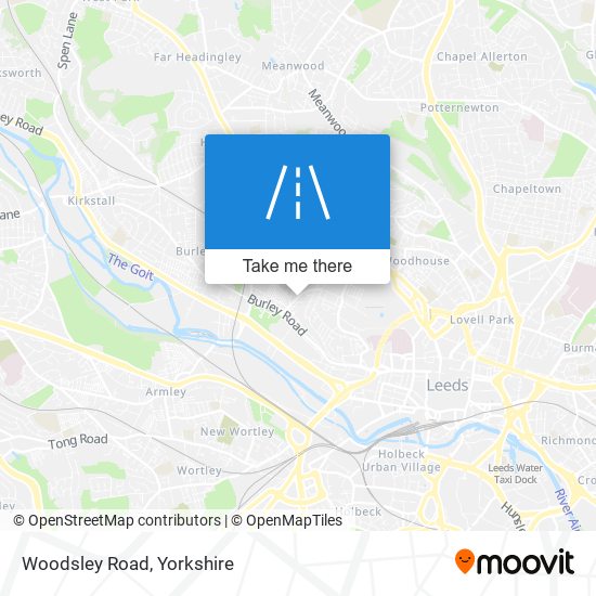 Woodsley Road map