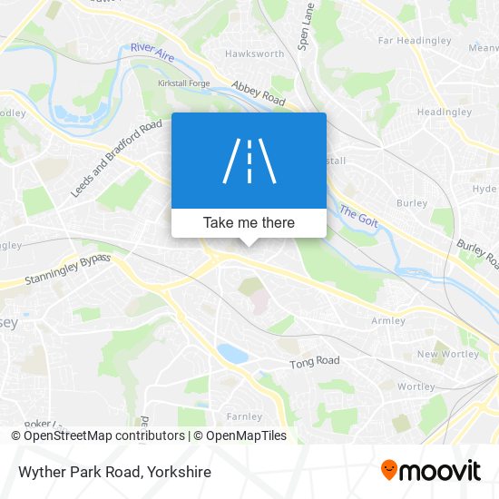 Wyther Park Road map