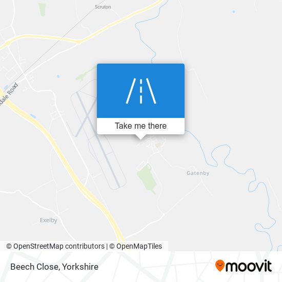 Beech Close map