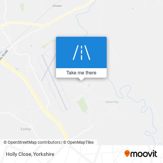 Holly Close map