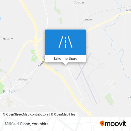 Millfield Close map