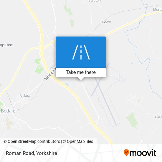 Roman Road map