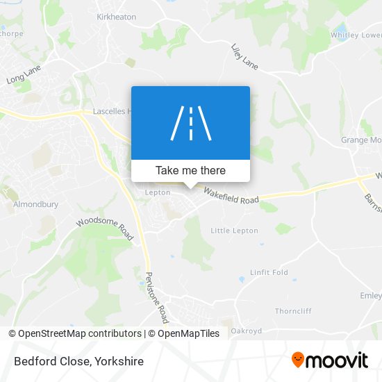 Bedford Close map