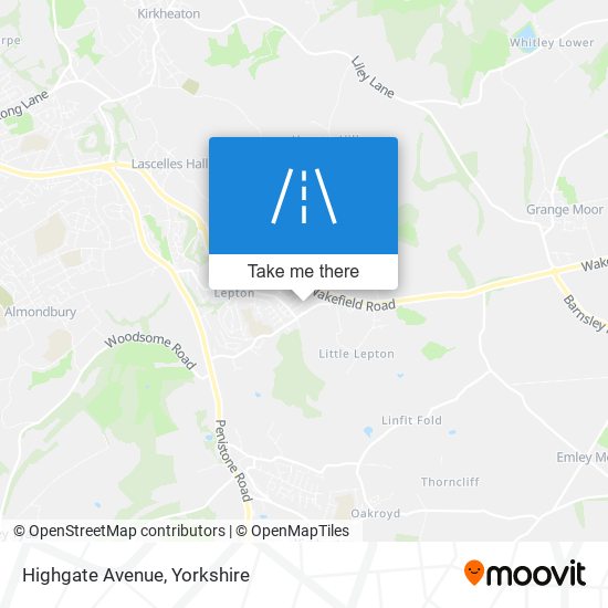 Highgate Avenue map