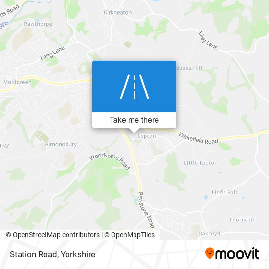 Station Road map