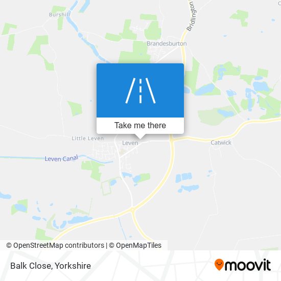 Balk Close map
