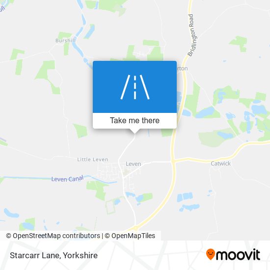 Starcarr Lane map