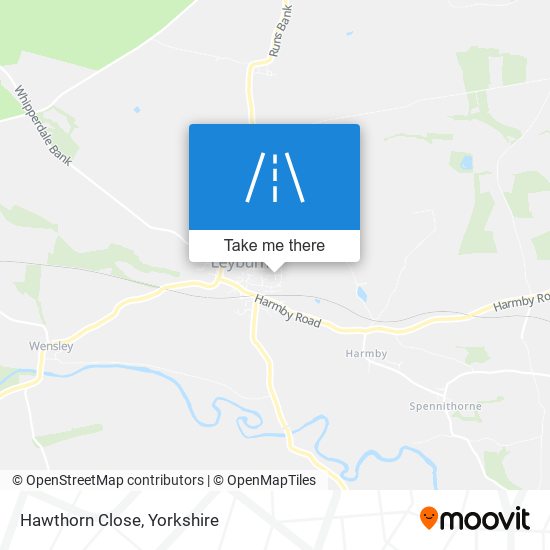 Hawthorn Close map