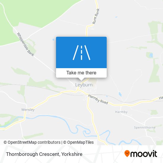 Thornborough Crescent map