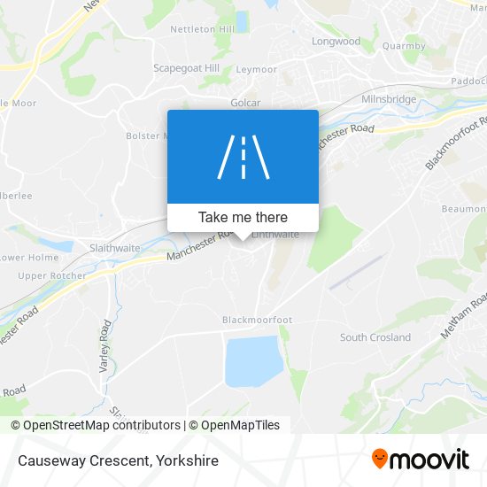 Causeway Crescent map