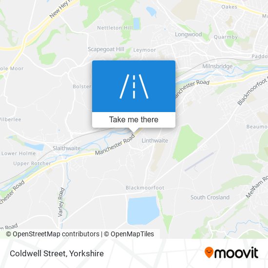 Coldwell Street map