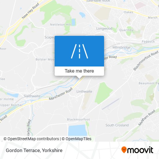 Gordon Terrace map