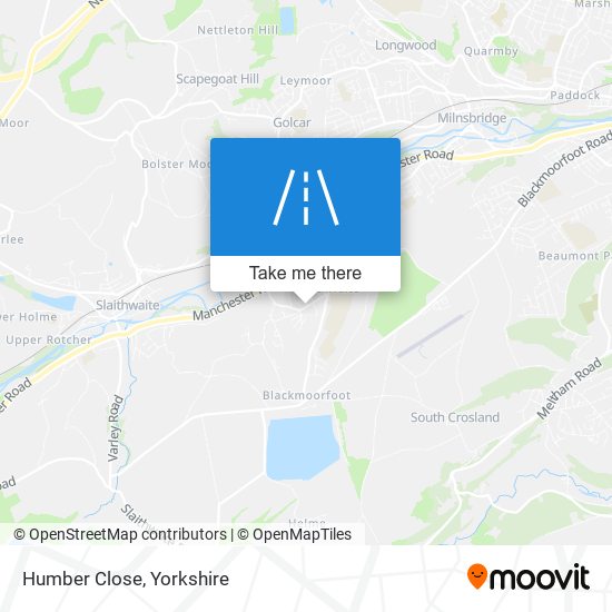 Humber Close map