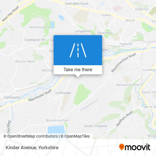 Kinder Avenue map