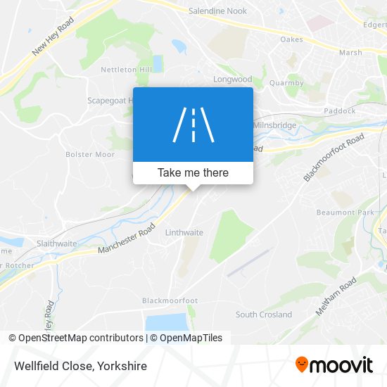 Wellfield Close map
