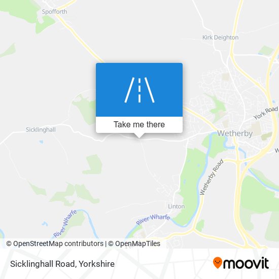 Sicklinghall Road map