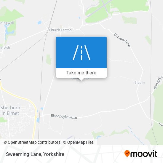 Sweeming Lane map