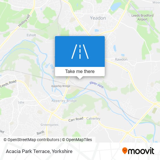 Acacia Park Terrace map