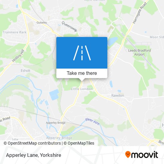 Apperley Lane map