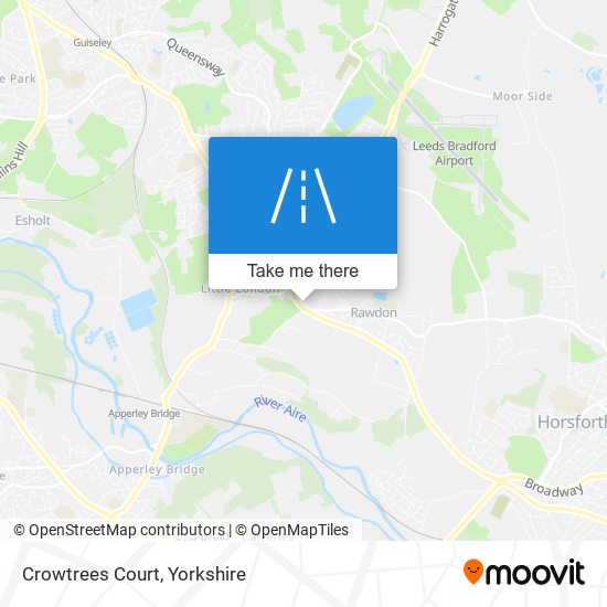 Crowtrees Court map
