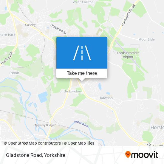 Gladstone Road map
