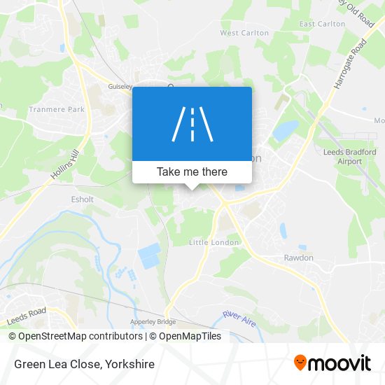 Green Lea Close map