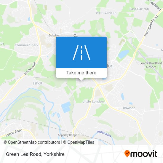 Green Lea Road map