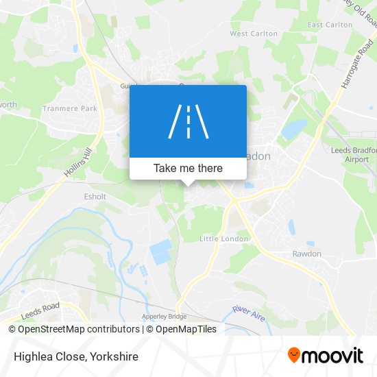 Highlea Close map