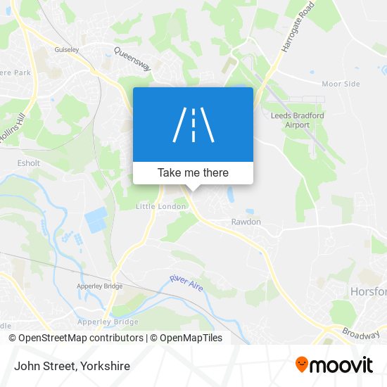 John Street map