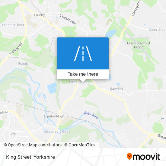 King Street map