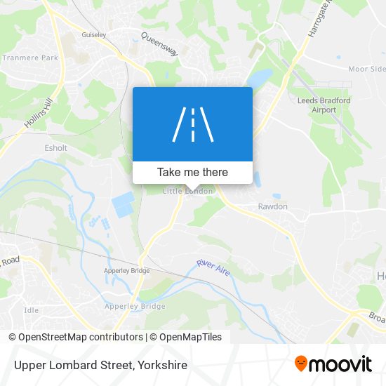 Upper Lombard Street map