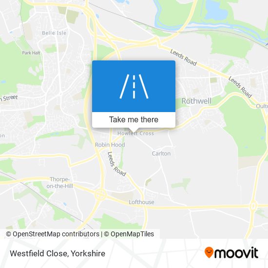 Westfield Close map