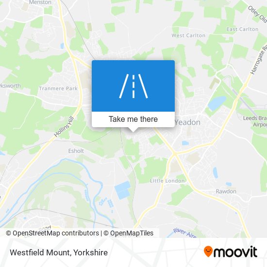 Westfield Mount map