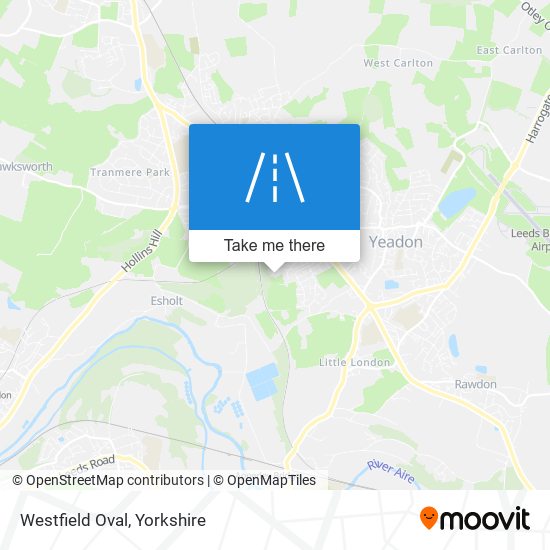 Westfield Oval map