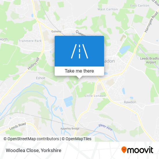 Woodlea Close map
