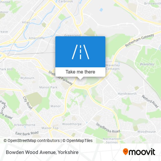 Bowden Wood Avenue map