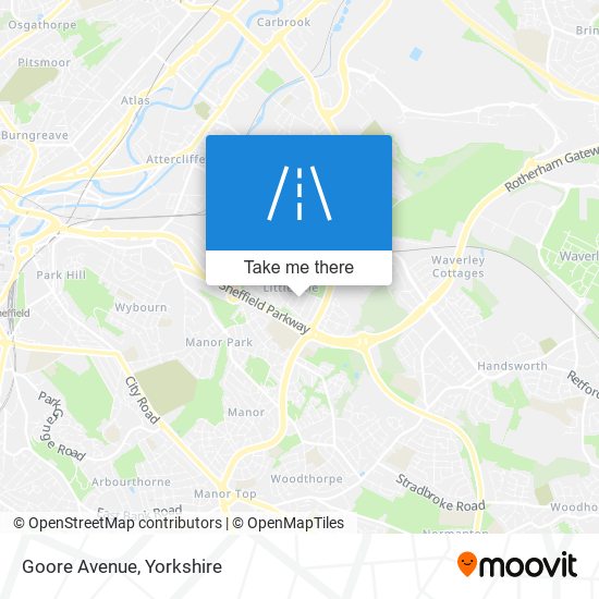 Goore Avenue map