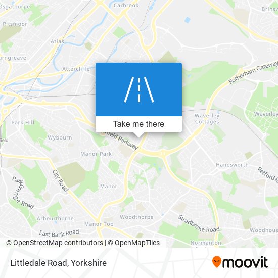 Littledale Road map