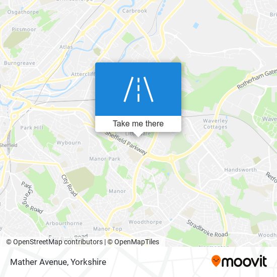 Mather Avenue map